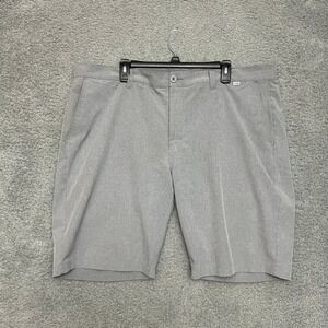 Travis Mathew Shorts Mens 42 Athletic Fit Performance Gray‎ Wanderlust Zipper